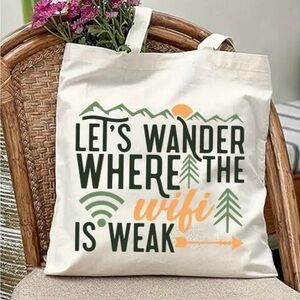 Wander Canvas Tote Bag